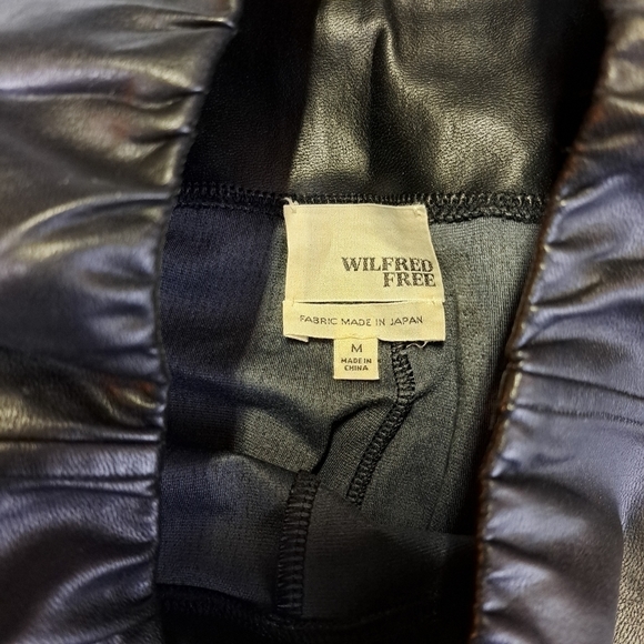 Aritzia Wilfred Free Daria Faux Leather Leggings Pants - Picture 6 of 12